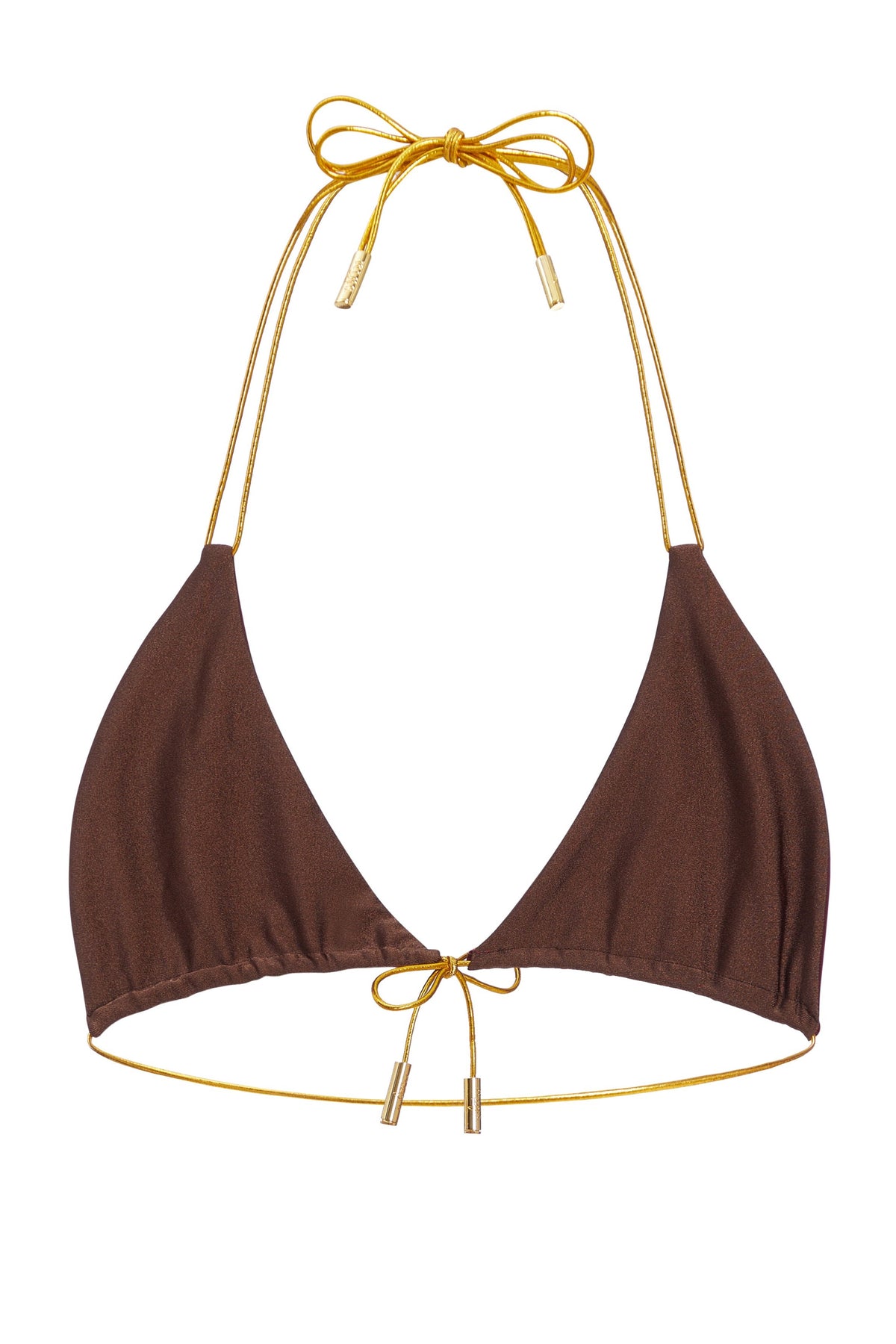 Wine/Chocolate Bikini Top | Reversible (Sample Sale)