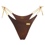 Bronze/Chocolate Thongkini Bottom | Reversible (Sample Sale)