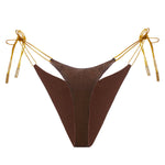 Bronze/Chocolate Thongkini Bottom | Reversible (Sample Sale)