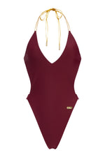 Wine/Chocolate Monokini | Reversible (Sample Sale)