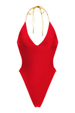 Onyx/Scarlet Monokini | Reversible