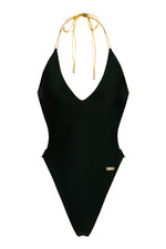 Onyx/Scarlet Monokini | Reversible