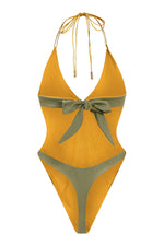 Olive/Bronze Monokini | Reversible