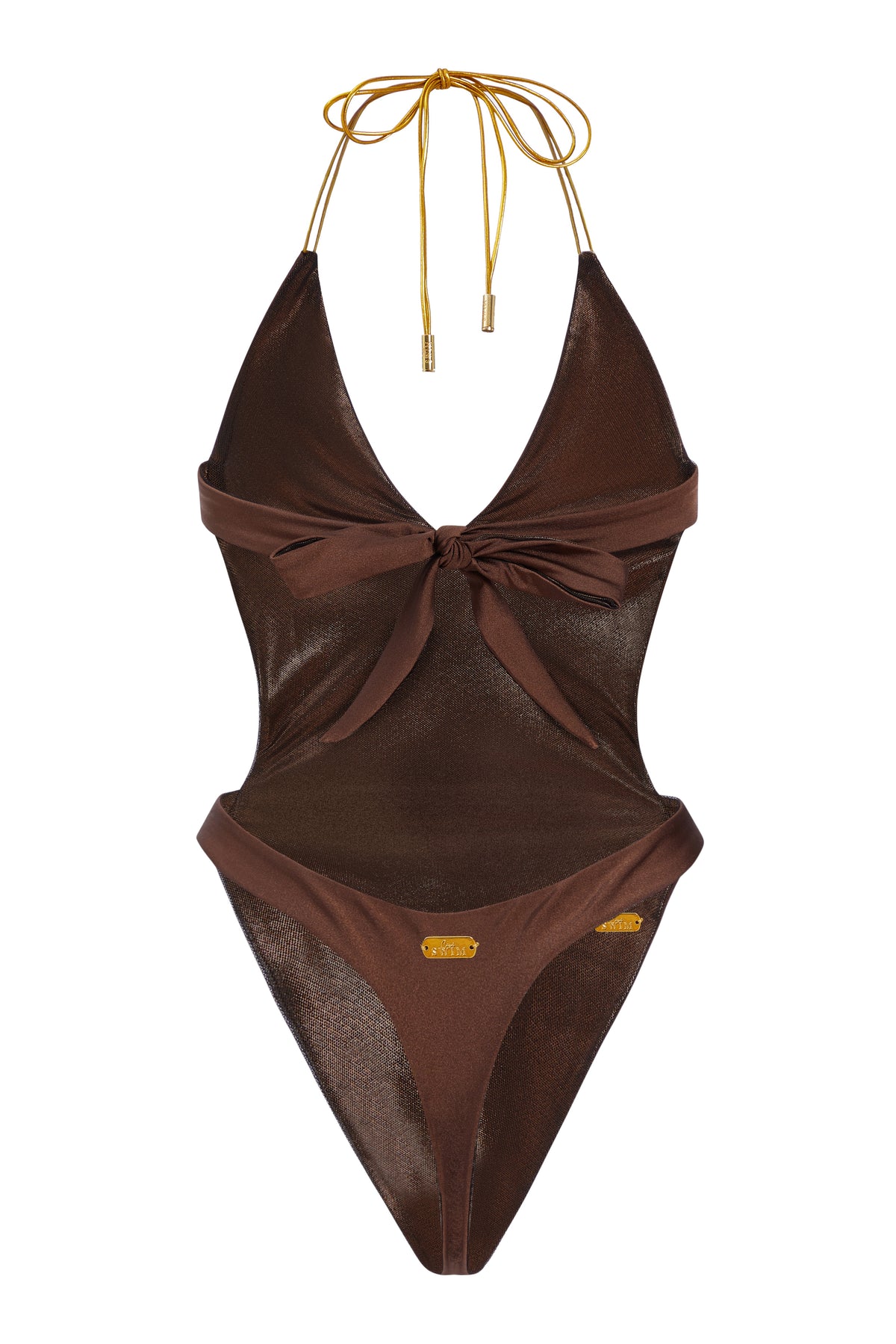 Wine/Chocolate Monokini | Reversible (Sample Sale)