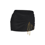 Resort Mini Skirt: Onyx