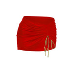 Resort Mini Skirt: Scarlet