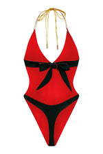 Onyx/Scarlet Monokini | Reversible
