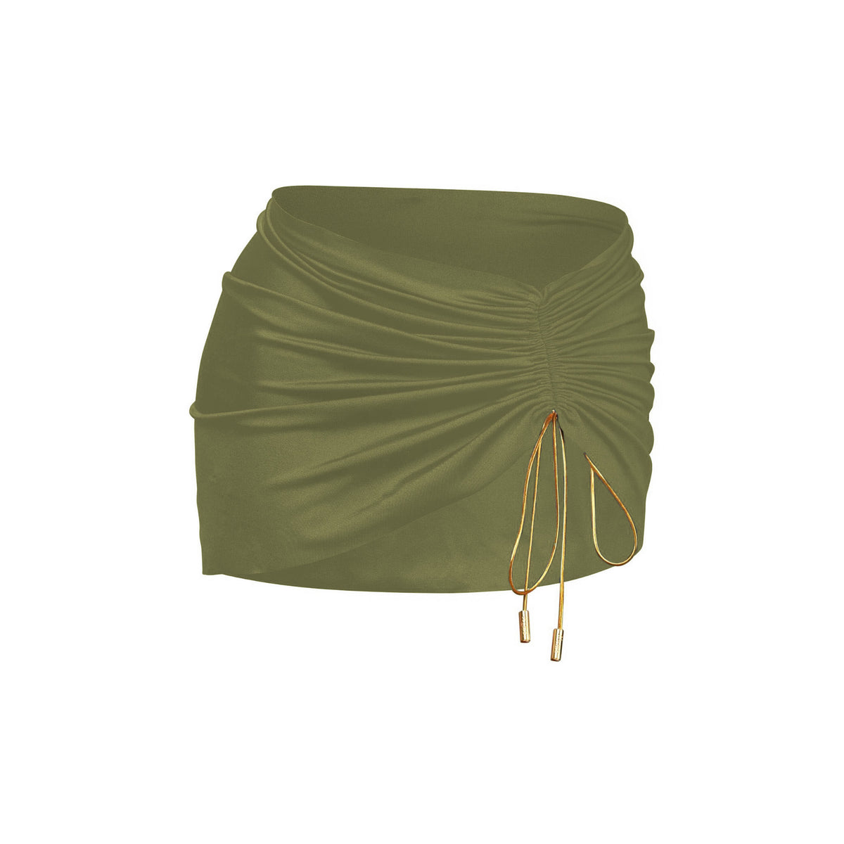Resort Mini Skirt: Olive